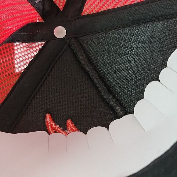Hot Ones X Complex Reebok Trucker Hat Black Red White Green Snapback Adjustable main image 5